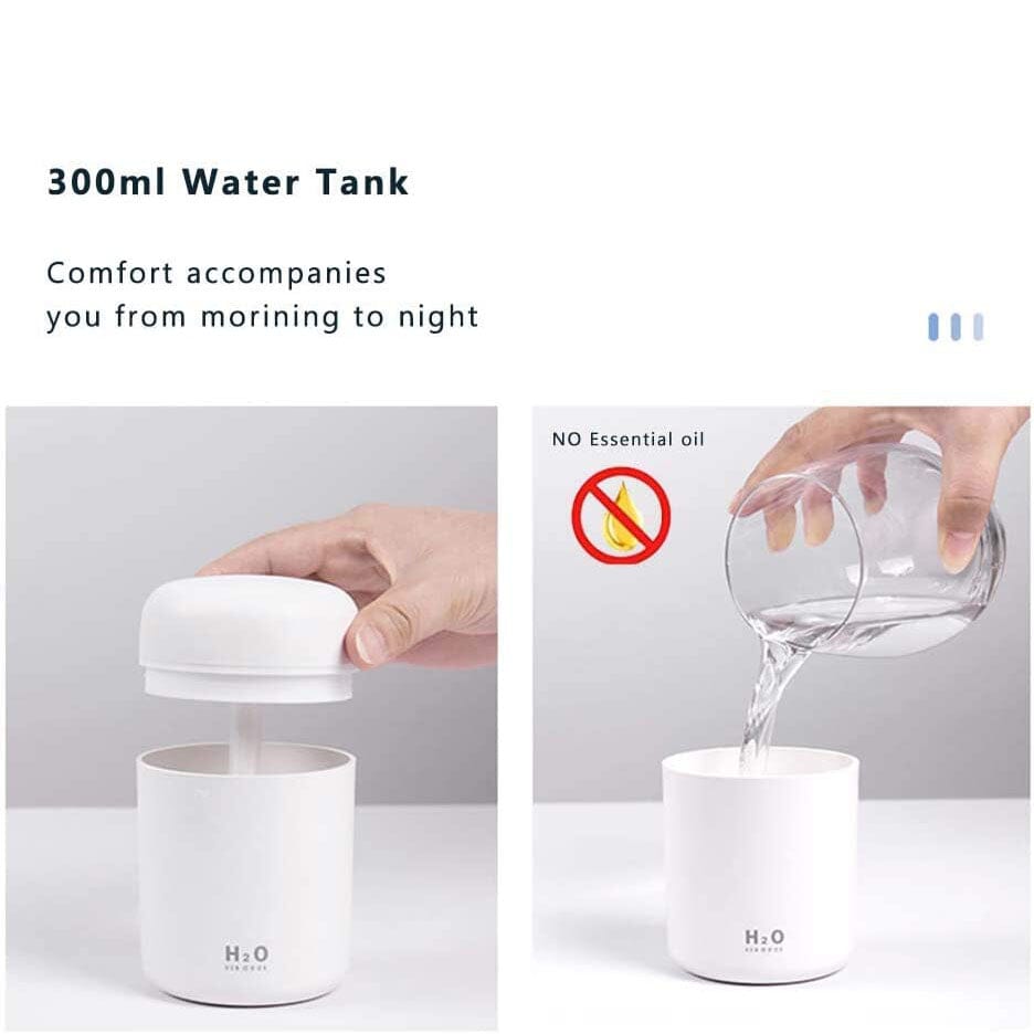 300ml Mini Portable Humidifier Ultra Quiet Aromatherapy Essential Oil Finishline Cheap Online