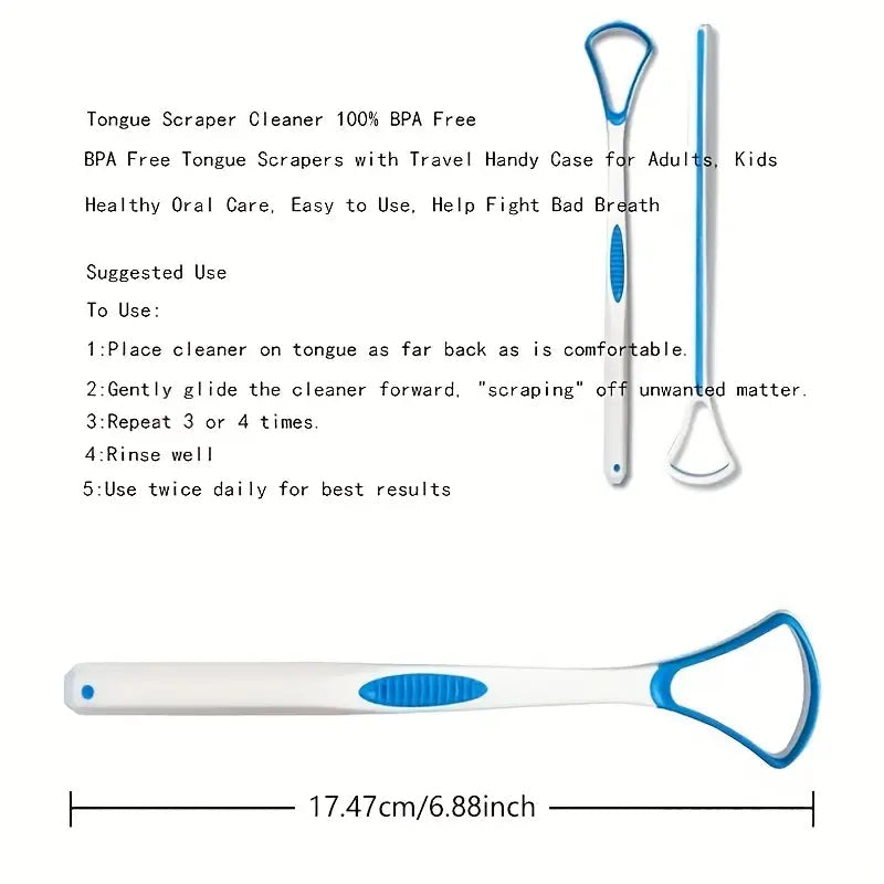 10-Pack: 100% BPA Free Tongue Scrapers Discount Online