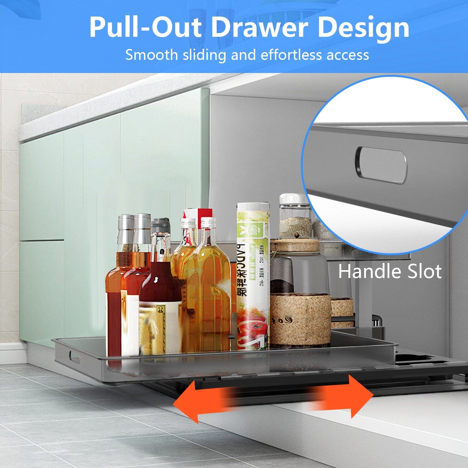 2-Tier Pull Out Under Sink Organizer The Cheapest Cheap Online