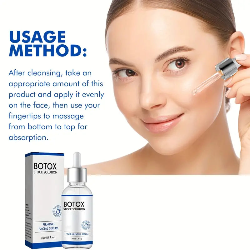 Botox Original Liquid Facial Essence, Skin Collagen, Moisturizing And Plump Skin, 30ml/1.01 Fl Oz Clearance Big Sale