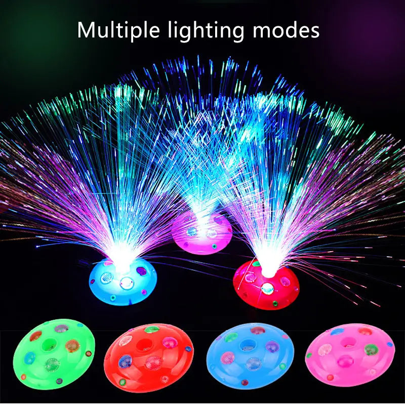 4-Pack: 8 Modes LED Fiber Optic Lights Cheap Low Cost