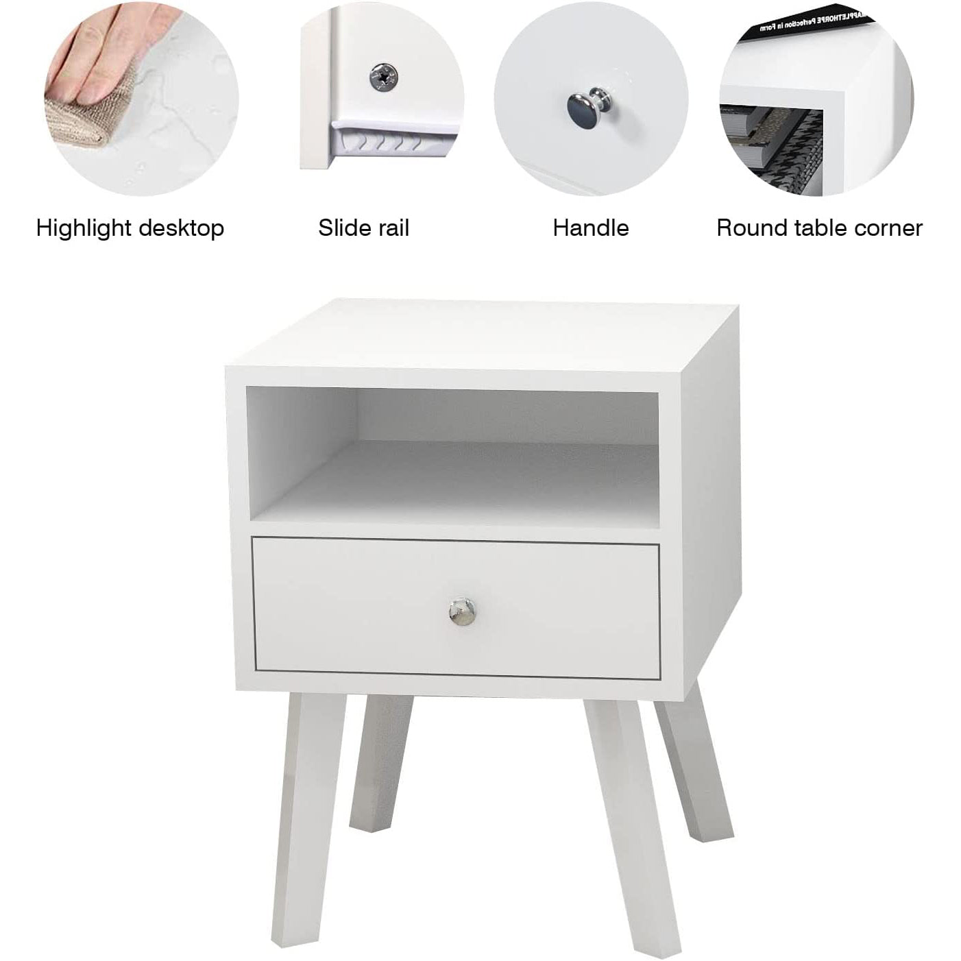 Wood Nightstand with Drawer Order Cheap Pice