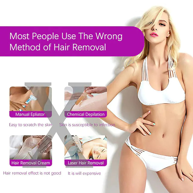 Professional Painless Hair Removal Kit Laser Touch Epilator Affordable Online