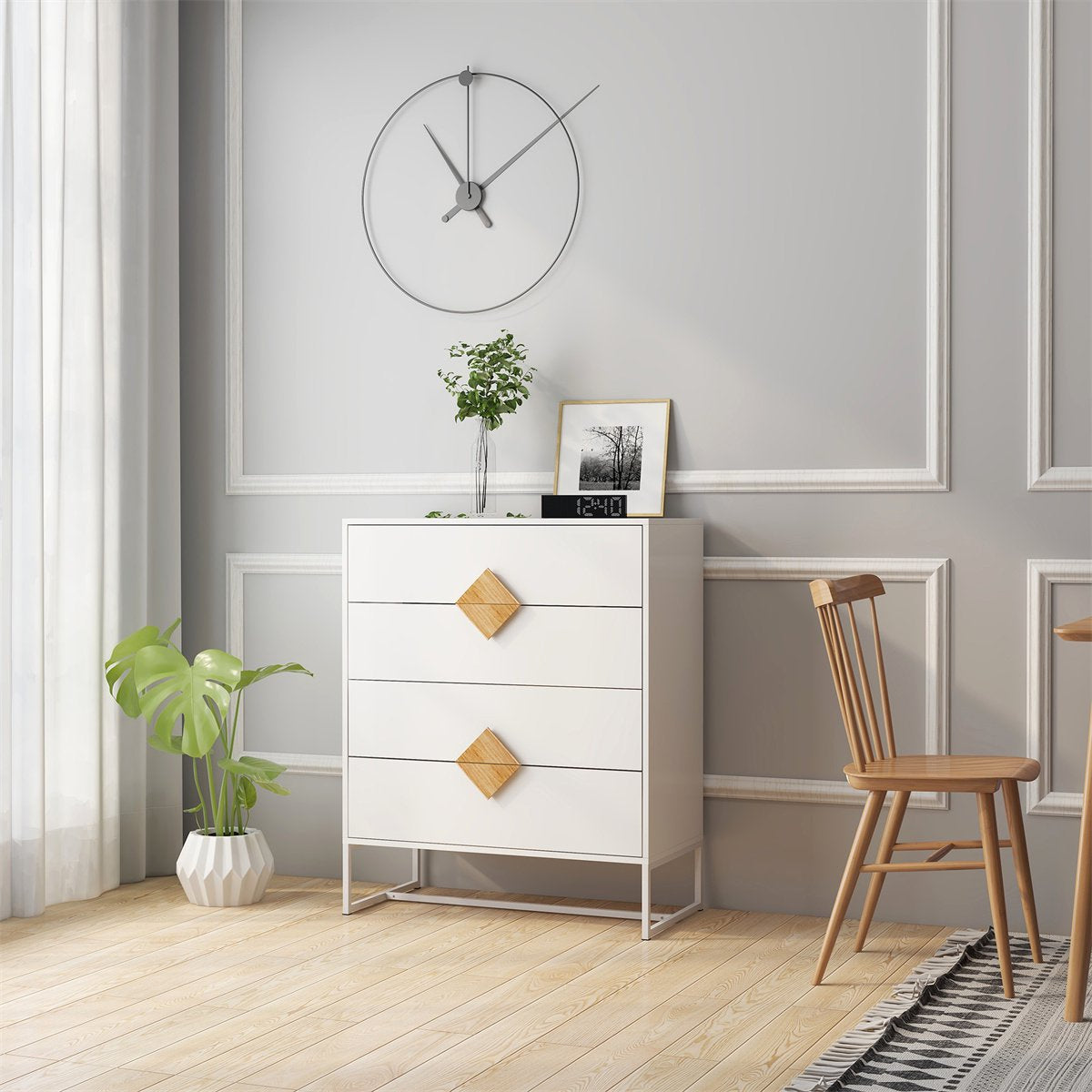 Storage Sideboard Cabinet White New Arrival For Sale