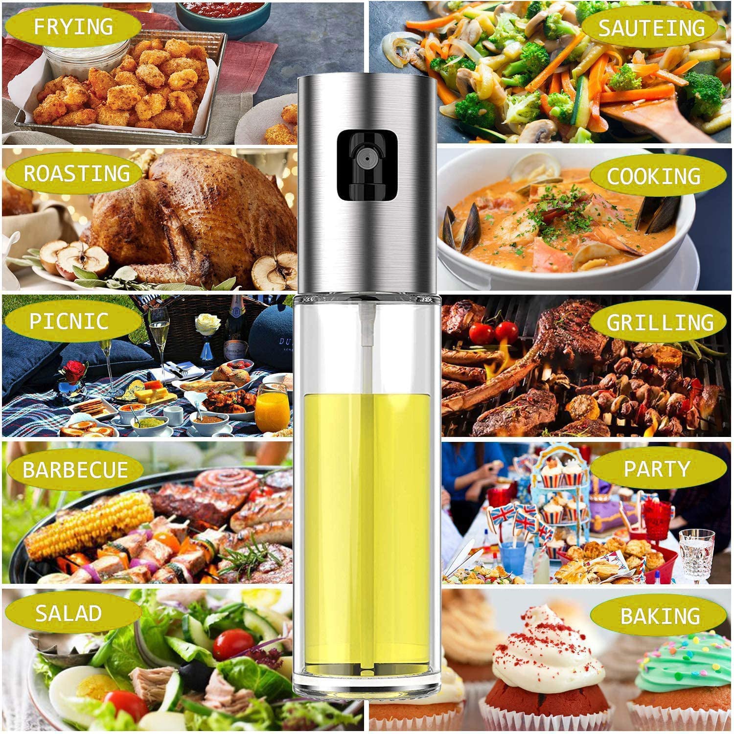 Oil Sprayer for Salad BBQ, Kitchen Baking Roasting Sale Best Pices