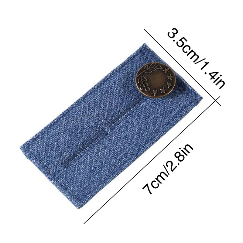 4-Piece: Jeans Elastic Waistband Button Extender Belt Free Shipping Hot Sale