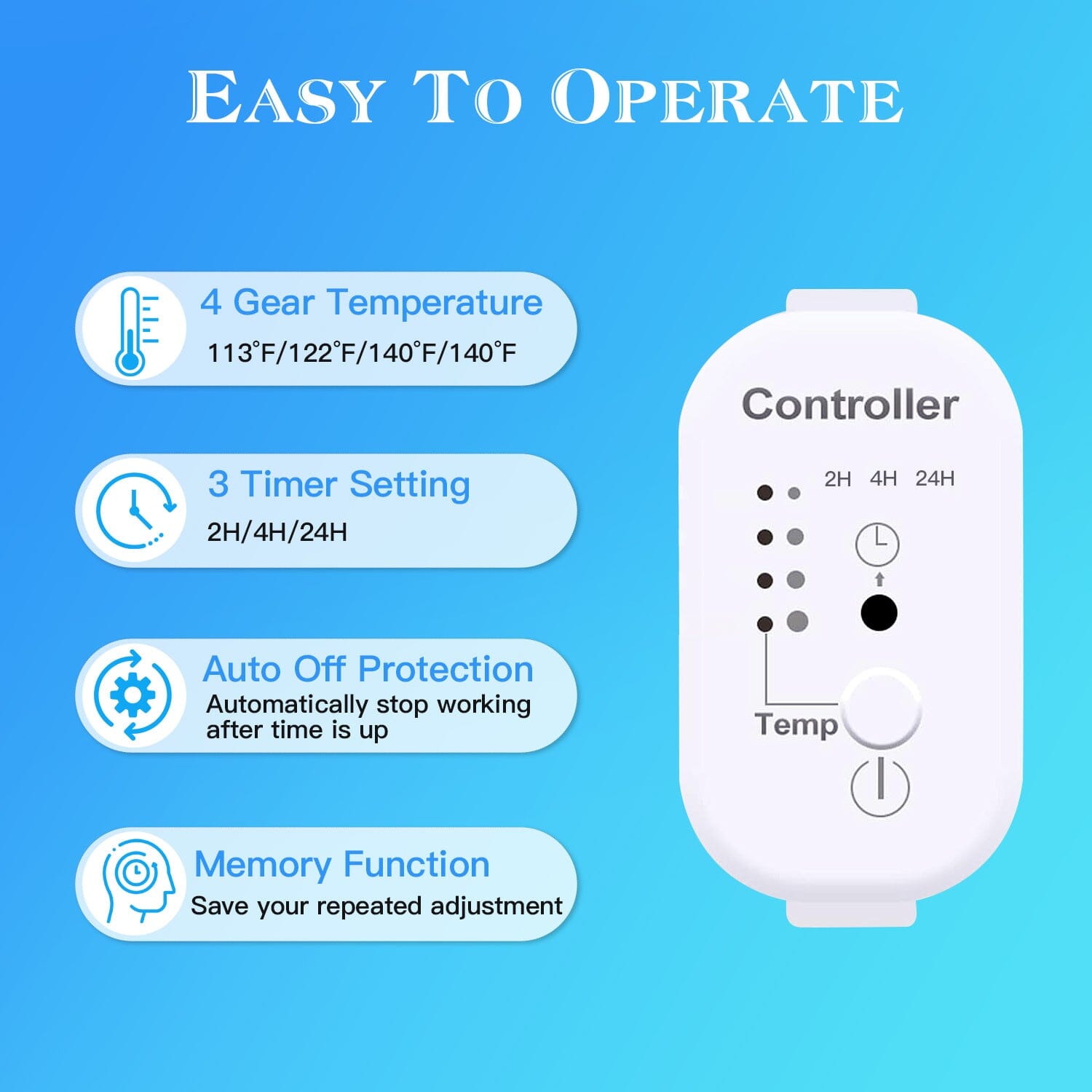 Curing  Machine Silicone Resin Heating Mat with Smart Timer Outlet Collections