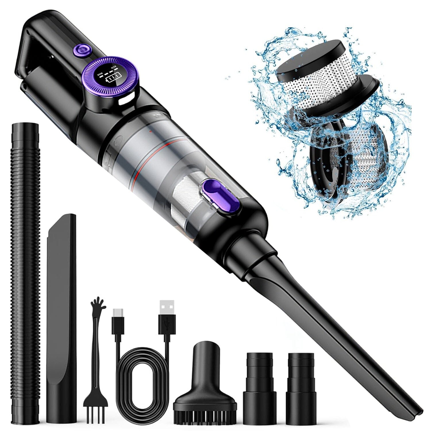 3-in-1 Handheld Cordless Car Vacuum Cleaner Supply Sale Online