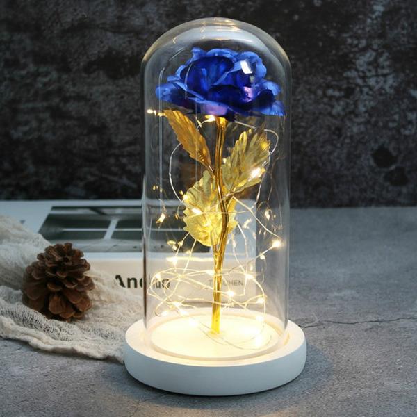 LED Glass Cover Simulation Foil Rose Flower Eastbay Cheap Online
