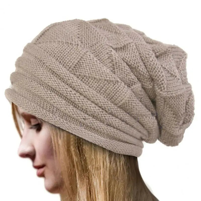 Unisex Oversized Knitted Baggy Beanie Original Online