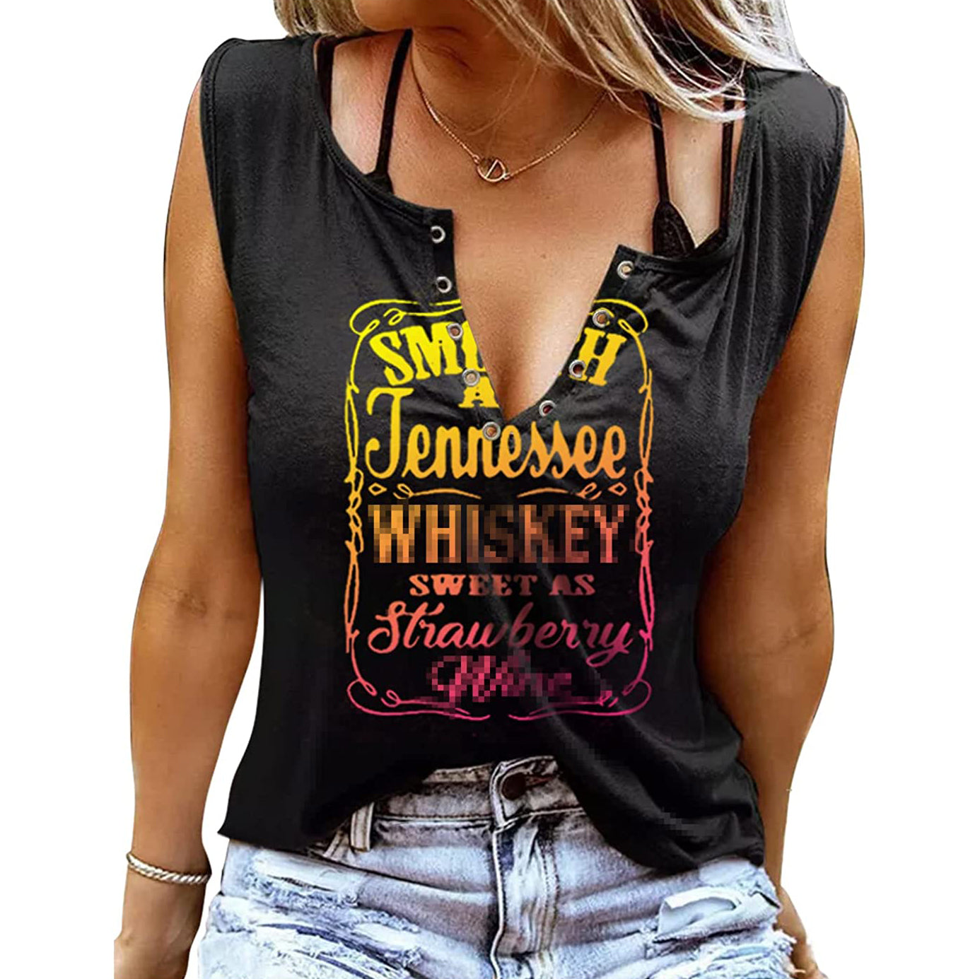 Smooth As Tennessee Whiskey Sweet As Strawberry Wine Shirt Inexpensive