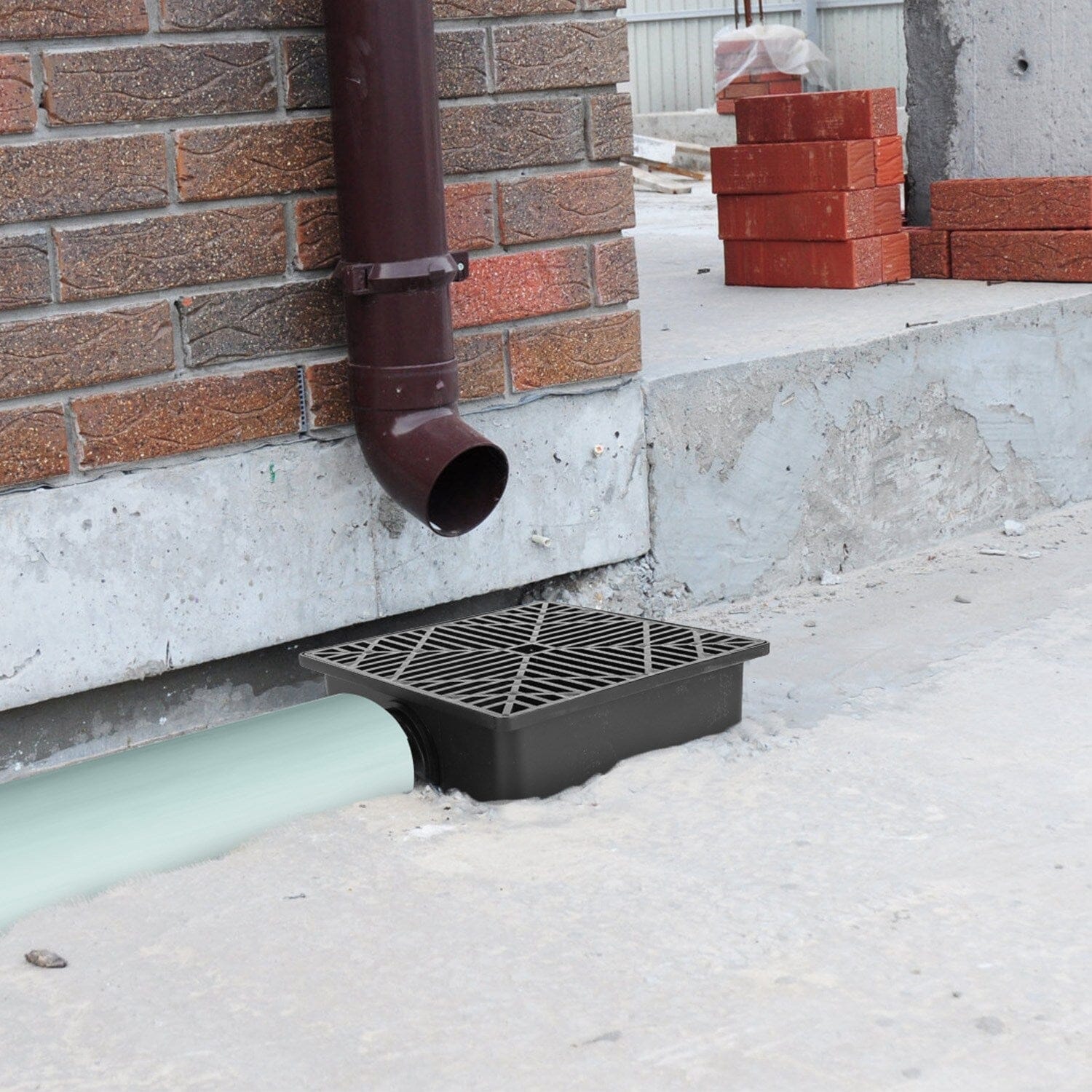 2-Pack: Gutter Downspout Extension Low Profile No Deep Digging Catch Cheap Footlocker Finishline