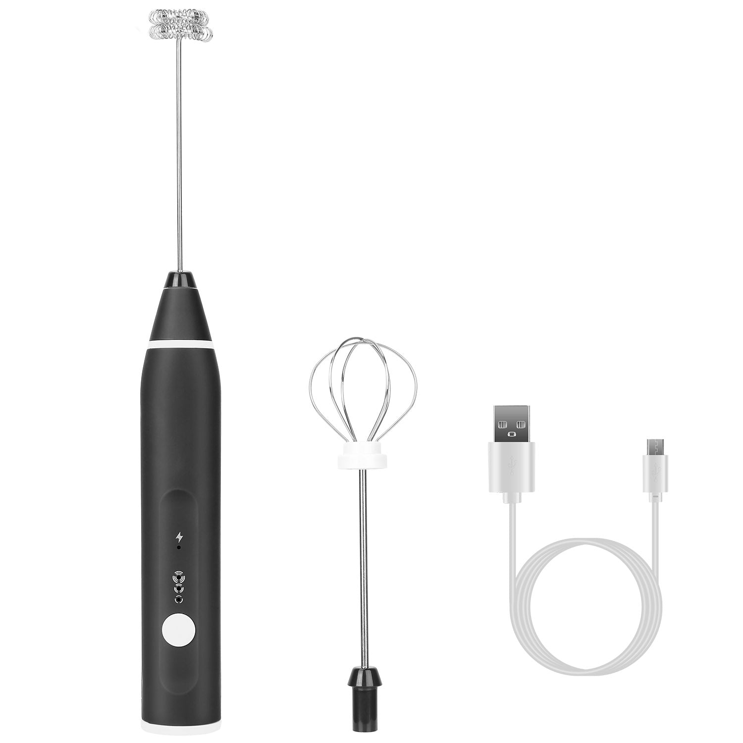 Electric Milk Frother with 2 Whisk Heads Sale Geniue Stockist