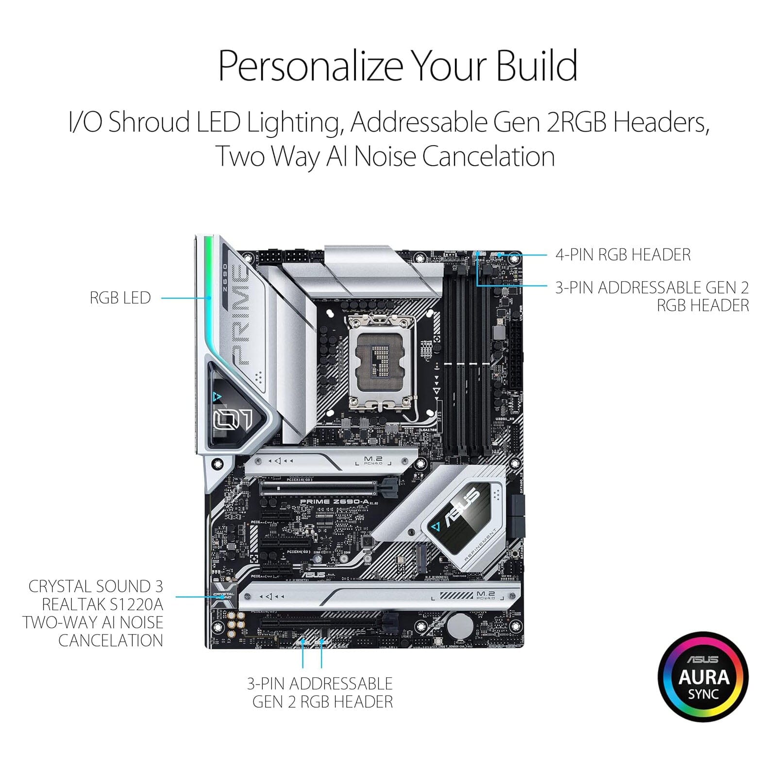 ASUS Prime Z690-A LGA 1700 Intel 12th ATX Motherboard (Refurbished) Great Deals Sale Online