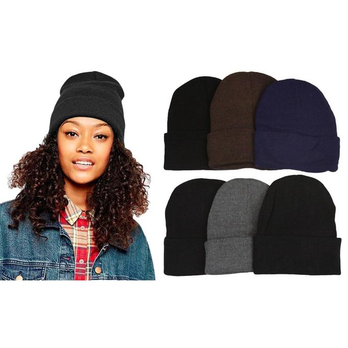 6-Pack: ToBeInStyle Unisex Warm Double-Layered Beanies Cheap Sale Outlet Locations