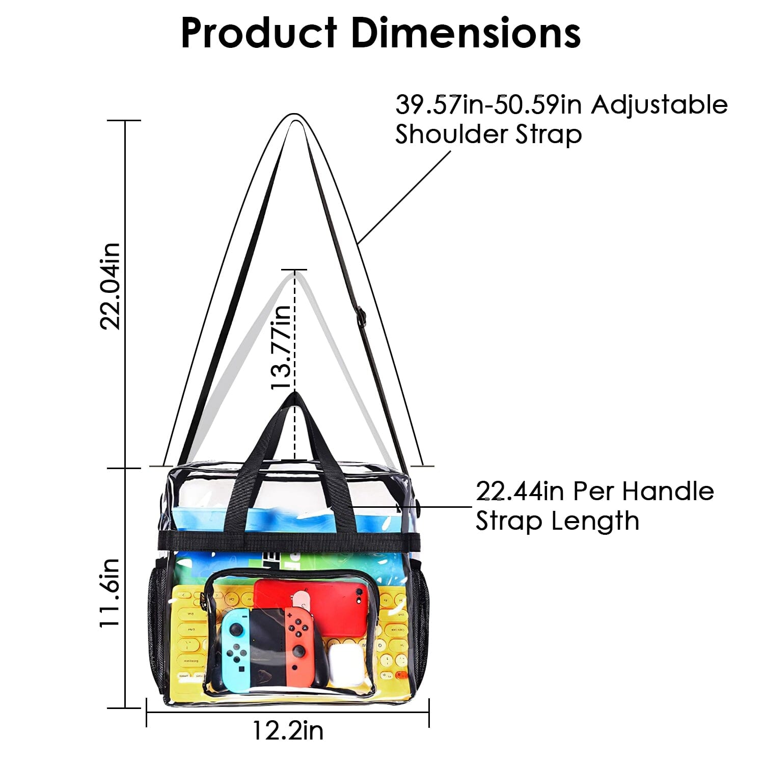 Clear Transparent Shoulder Bag Stadium Approved Clearance 100% Guaranteed