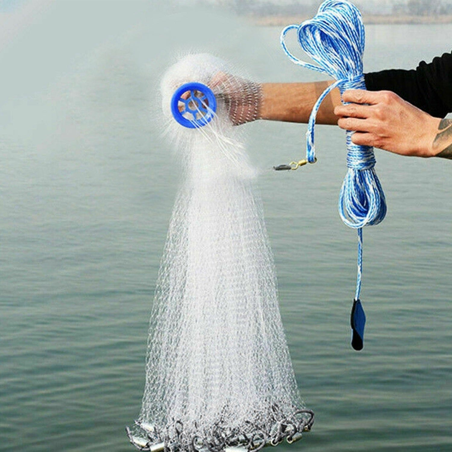 Fishing Cast Net Bait Trap Heavy Duty Online Online Clearance