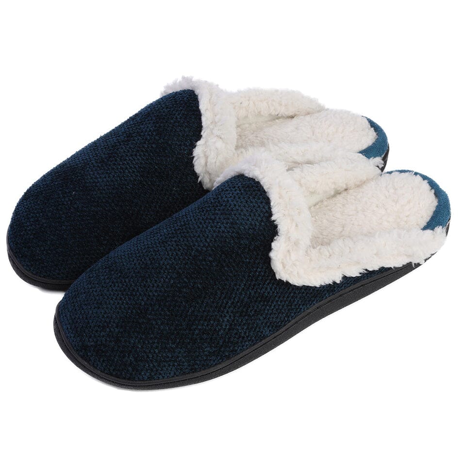 Roxoni Women's Memory Foam House Fleece Trim Knit Sweater Slipper Buy Cheap Shop