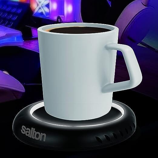 Salton LED Lit Coffee Mug & Tea Cup Warmer Discount Best Sale