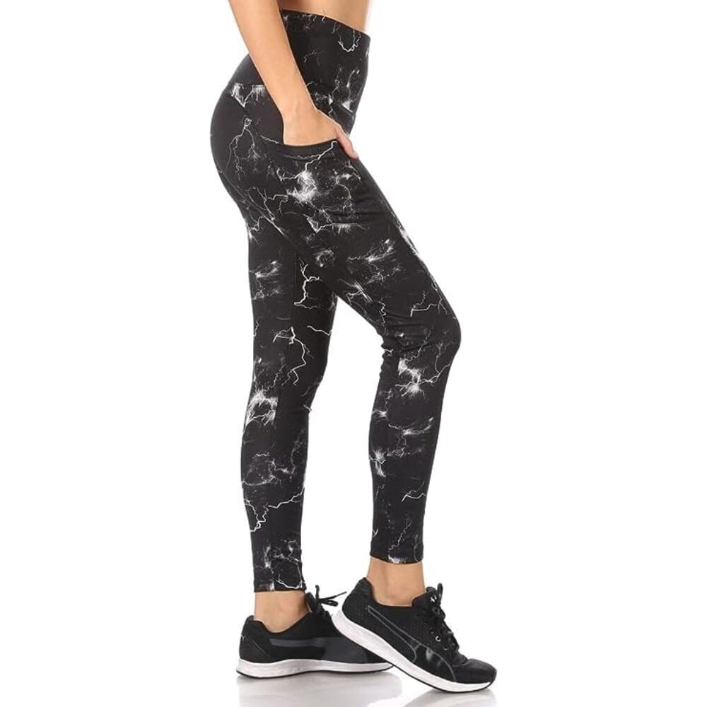 3 Pack: Women's Tummy Control Active Leggings with Side Pockets Sale Lowest Pice