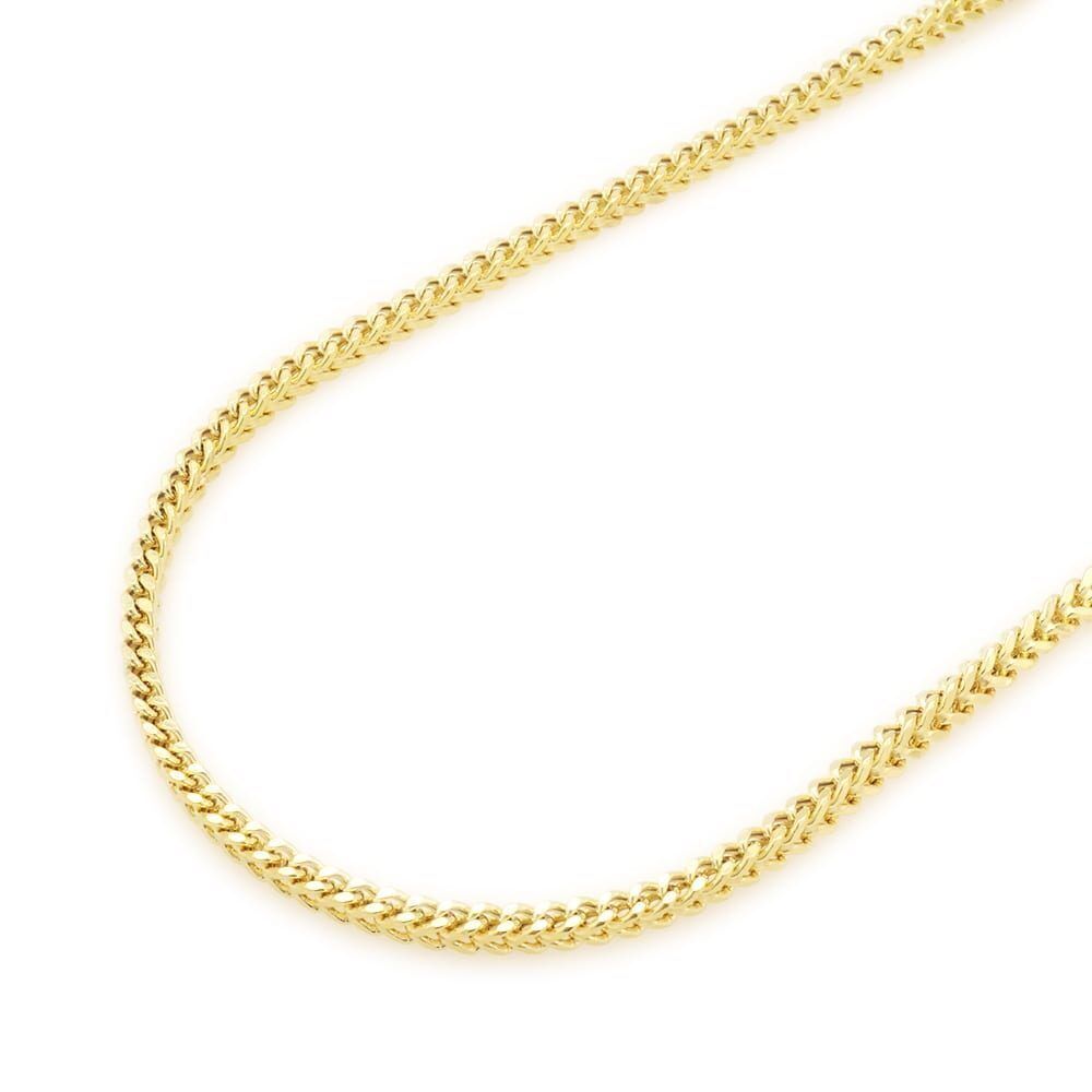 14K Yellow Gold 2mm Franco Chain Necklace Visit Online