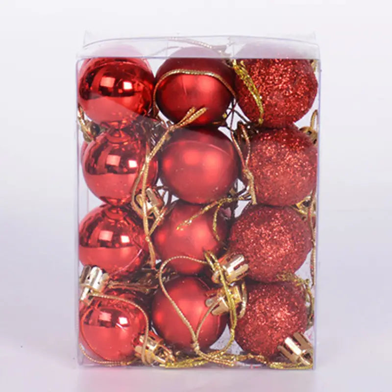 24-Pieces: Sparkling Christmas Balls Buy Cheap Free Shipping