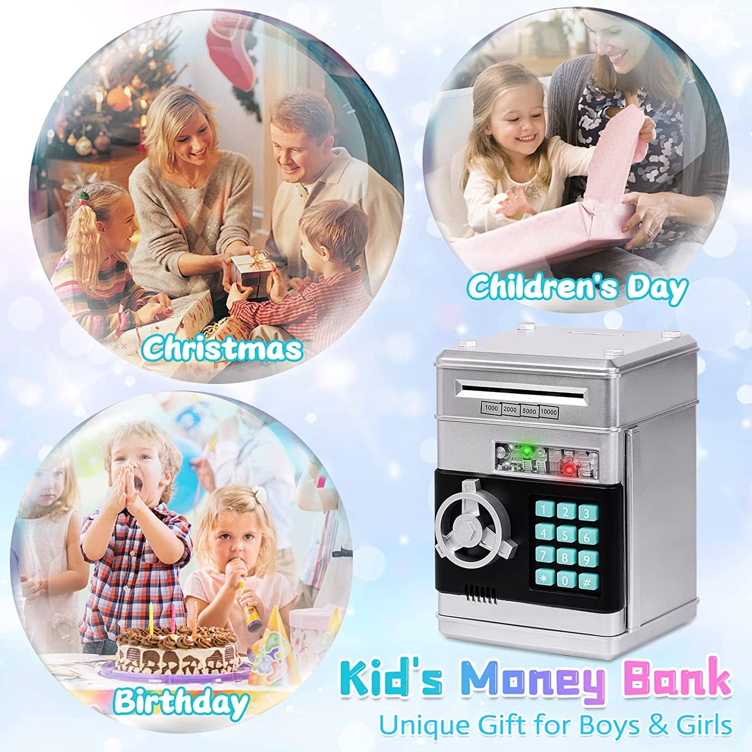 Children's Cartoon Password Box Piggy Bank Sale Low Shipping Fee