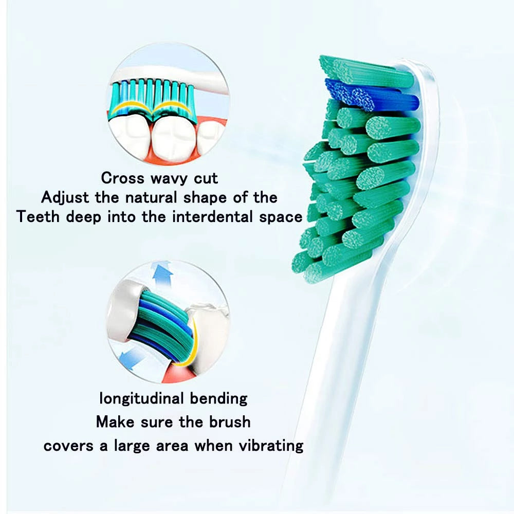 16-Pieces: HX6014 Replacement Electric Toothbrush Head Fits For Philips Sonicare Toothbrush Heads Outlet Factory Outlet