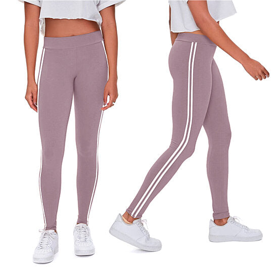 4-Pack: Women's Ultra-Soft Striped Yoga Leggings Discount Cheap Online