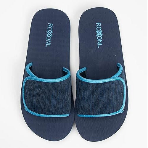 Roxoni Boys and Men's Open Toe Slipper Sandals for Indoor/Outdoor Fashion Father and Son Matching Slippers 100% Guaranteed