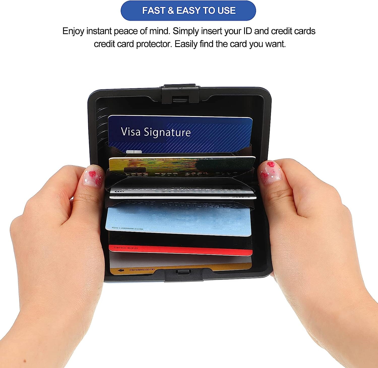 2-Pack: Credit Card Holder Slim Mini RFID Blocking Free Shipping Marketable