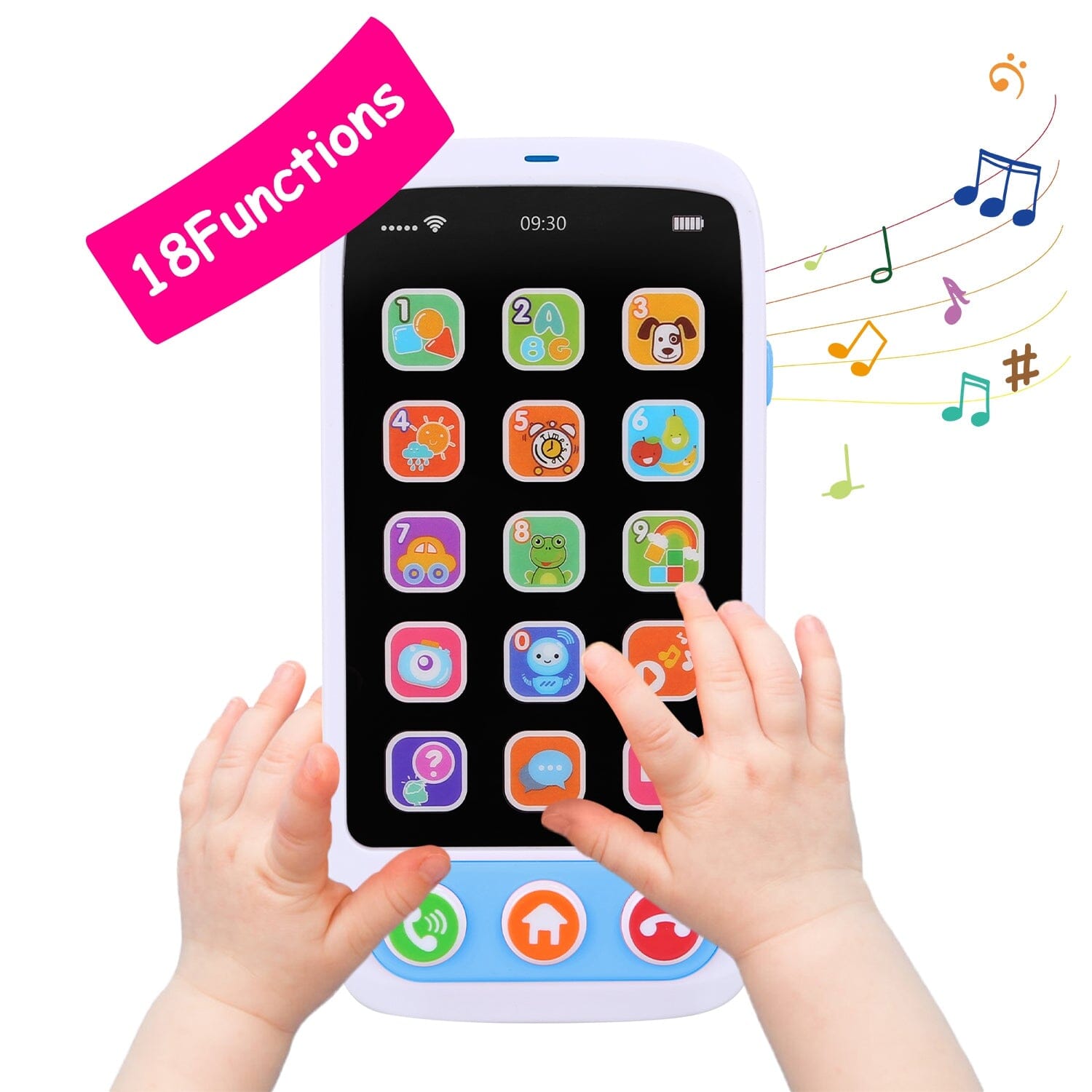 Baby Infant Interactive Educational Phone with Music Light Cheapest For Sale