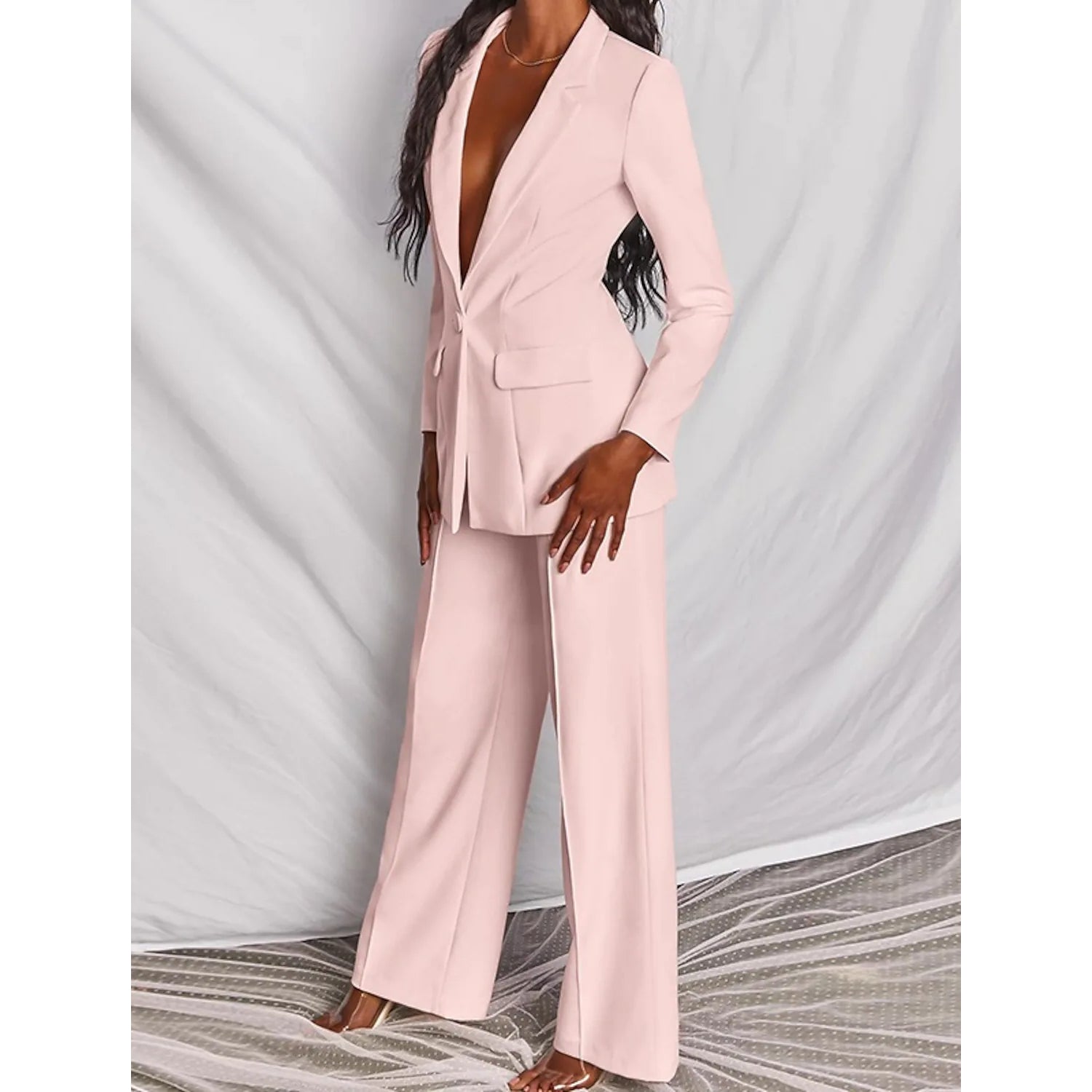 Women's Suits Regular Pocket Coat Formal Fashion Pay With Paypal Cheap Pice