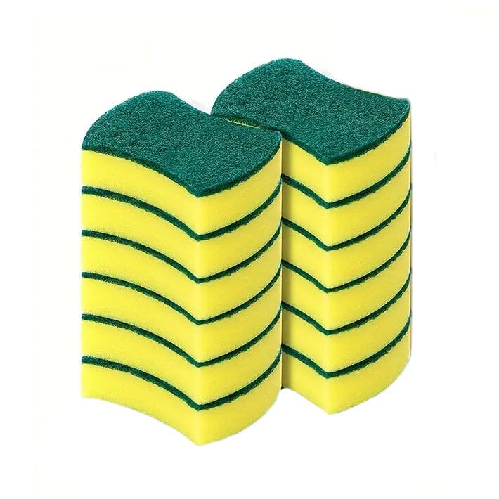 12-Piece: Ultra-Fine Microfiber Kitchen Cleaning Sponge Enjoy Cheap Online