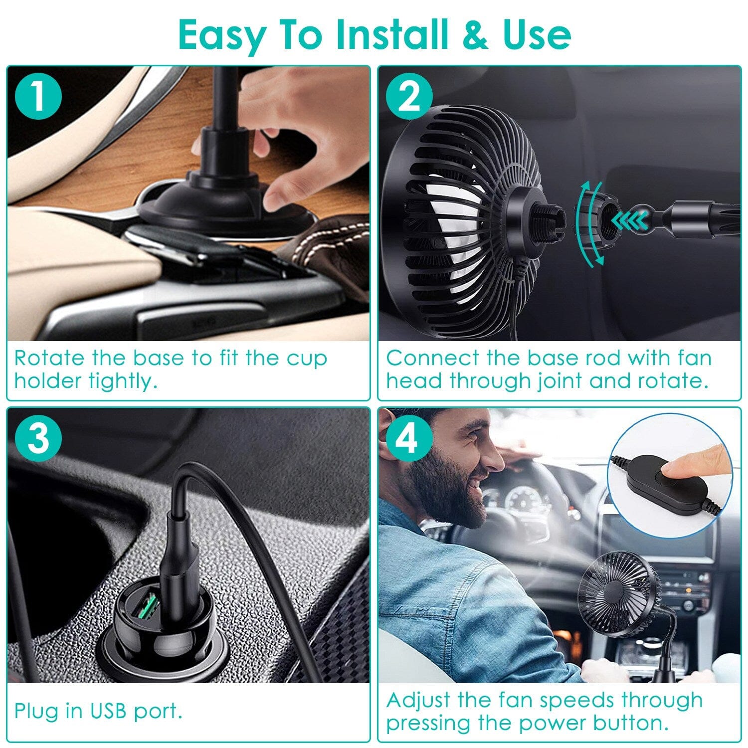 Portable Car Cooling Fan Recommend For Sale