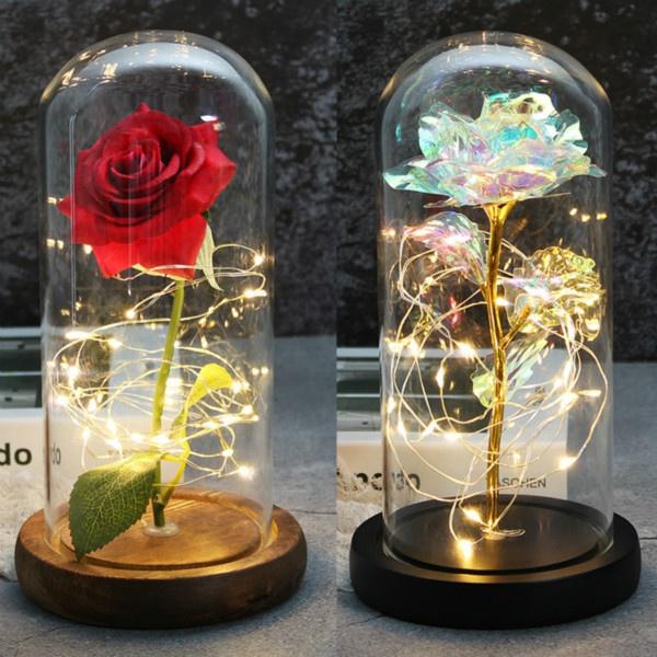 LED Glass Cover Simulation Foil Rose Flower Eastbay Cheap Online