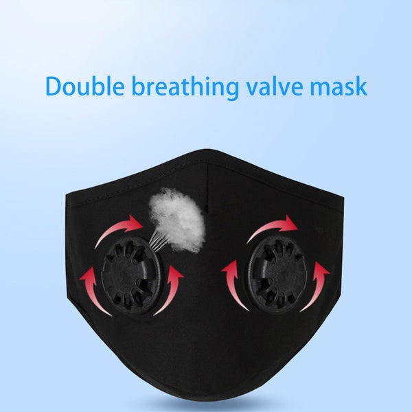 10-Pieces: Double Breathing Valve PM 2.5 Mask Respirator Clearance Huge Surprise