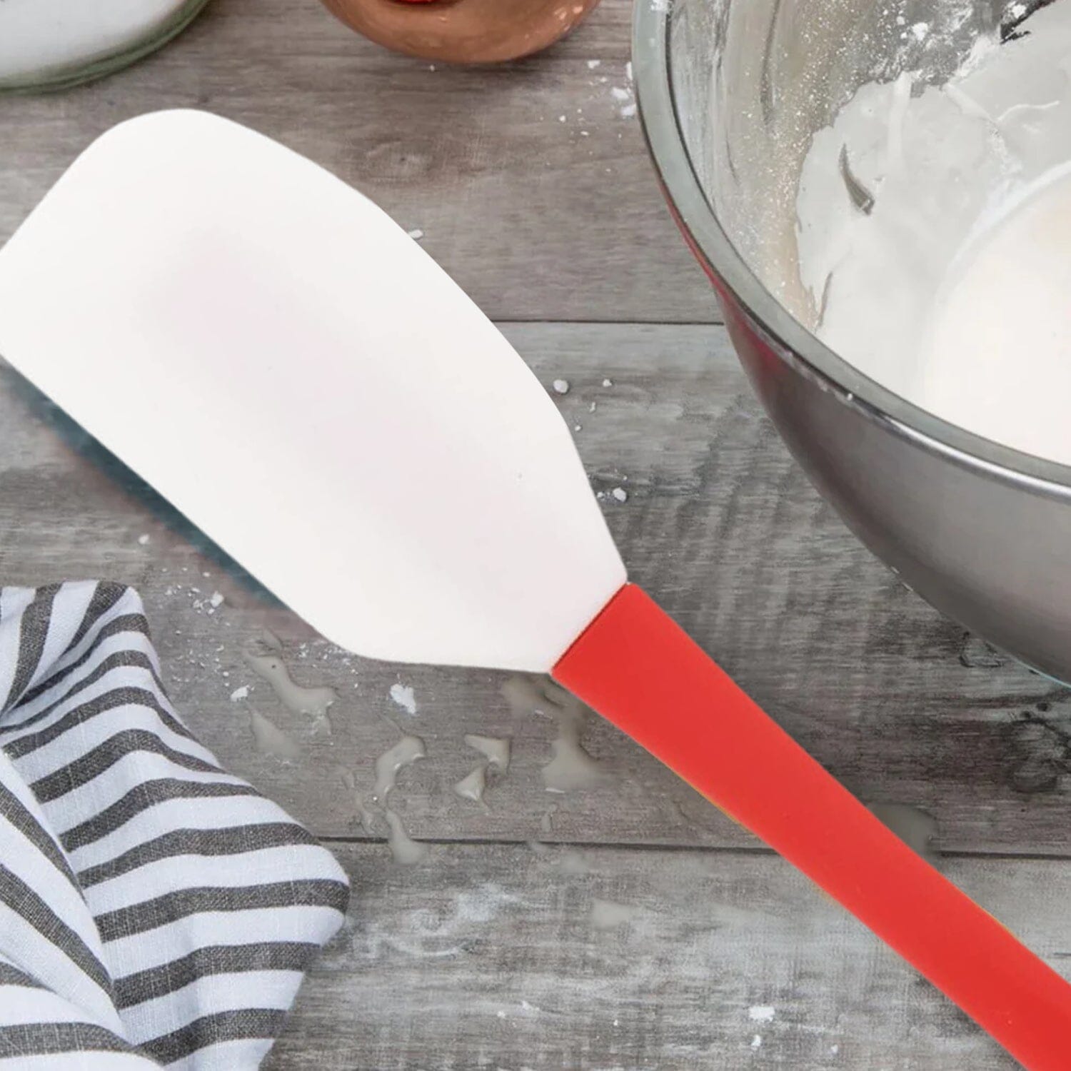 2-in-1 Silicone One Tablespoon Cookie Scoop and Spatula to Stir, Fold, Scrape Best Deals