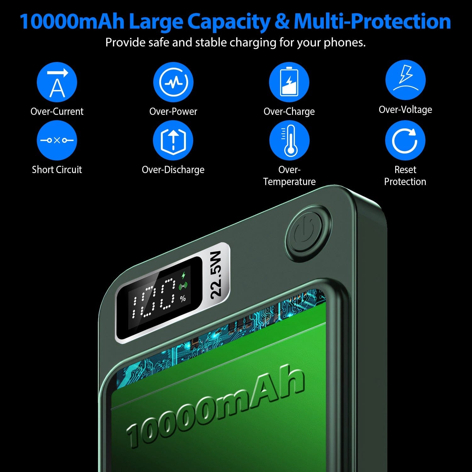 2-in-1 Magnetic Wireless Power Bank 10000mAh PD20W Fast Charger Mag Safe Outlet Cheap Pices