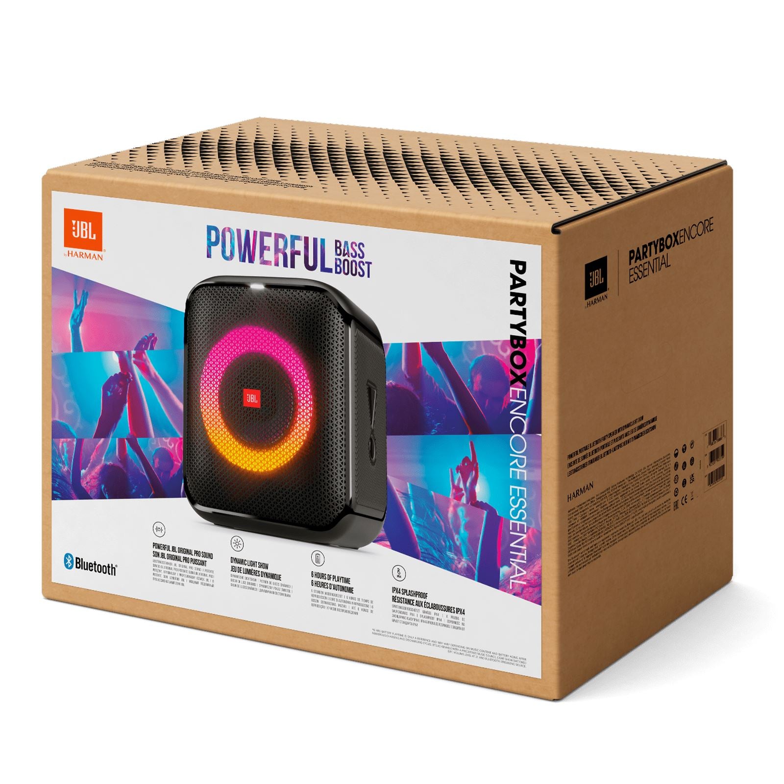 JBL Partybox Encore Essential 100W Sound Built-in Dynamic Light Show Splash Proof Cheap Sale Really