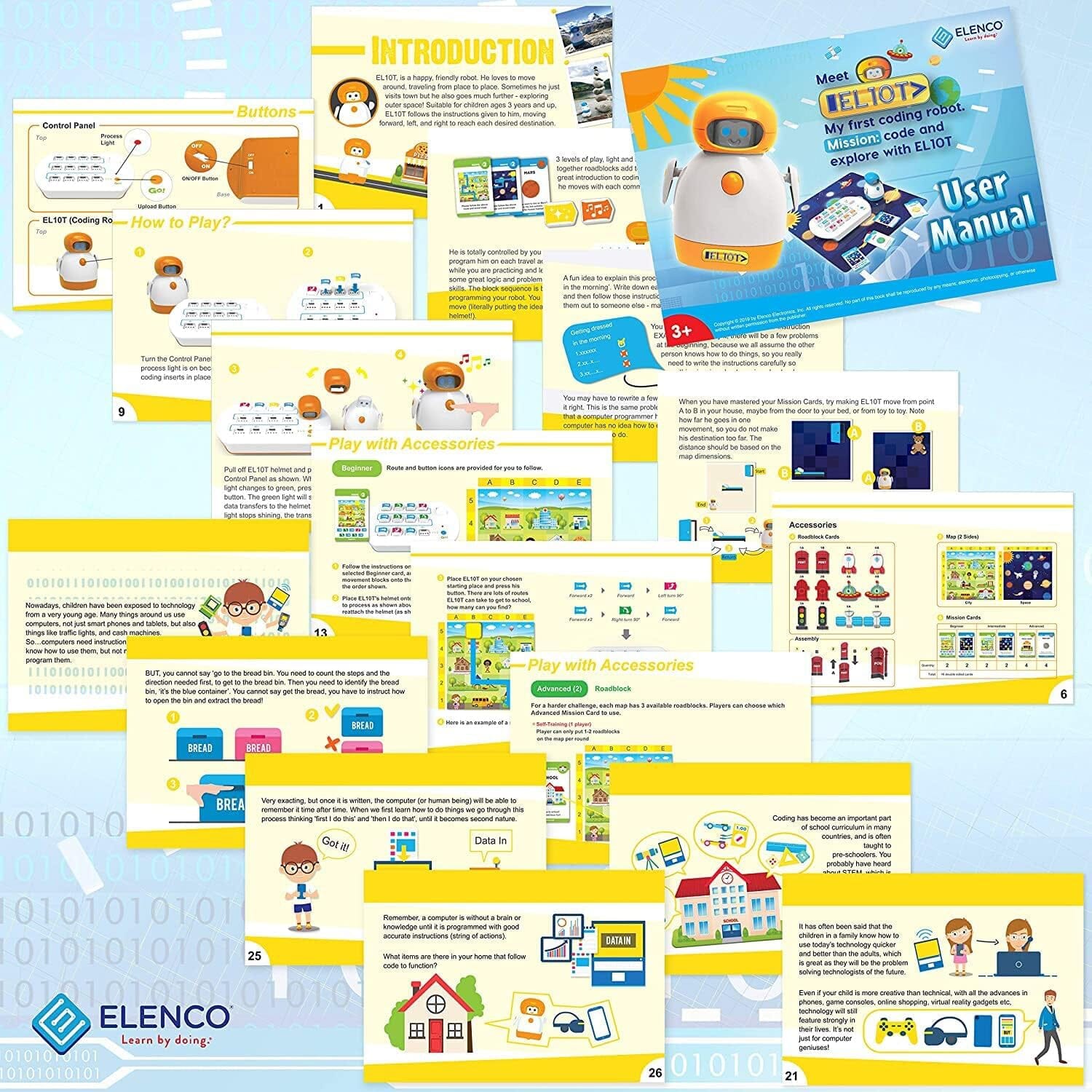 Elenco EL10T: My First Coding Robot Outlet Sast