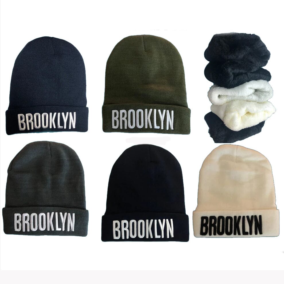 Classic NY Winter Hat Beanies with Thick Fur Where To Buy Cheap Real