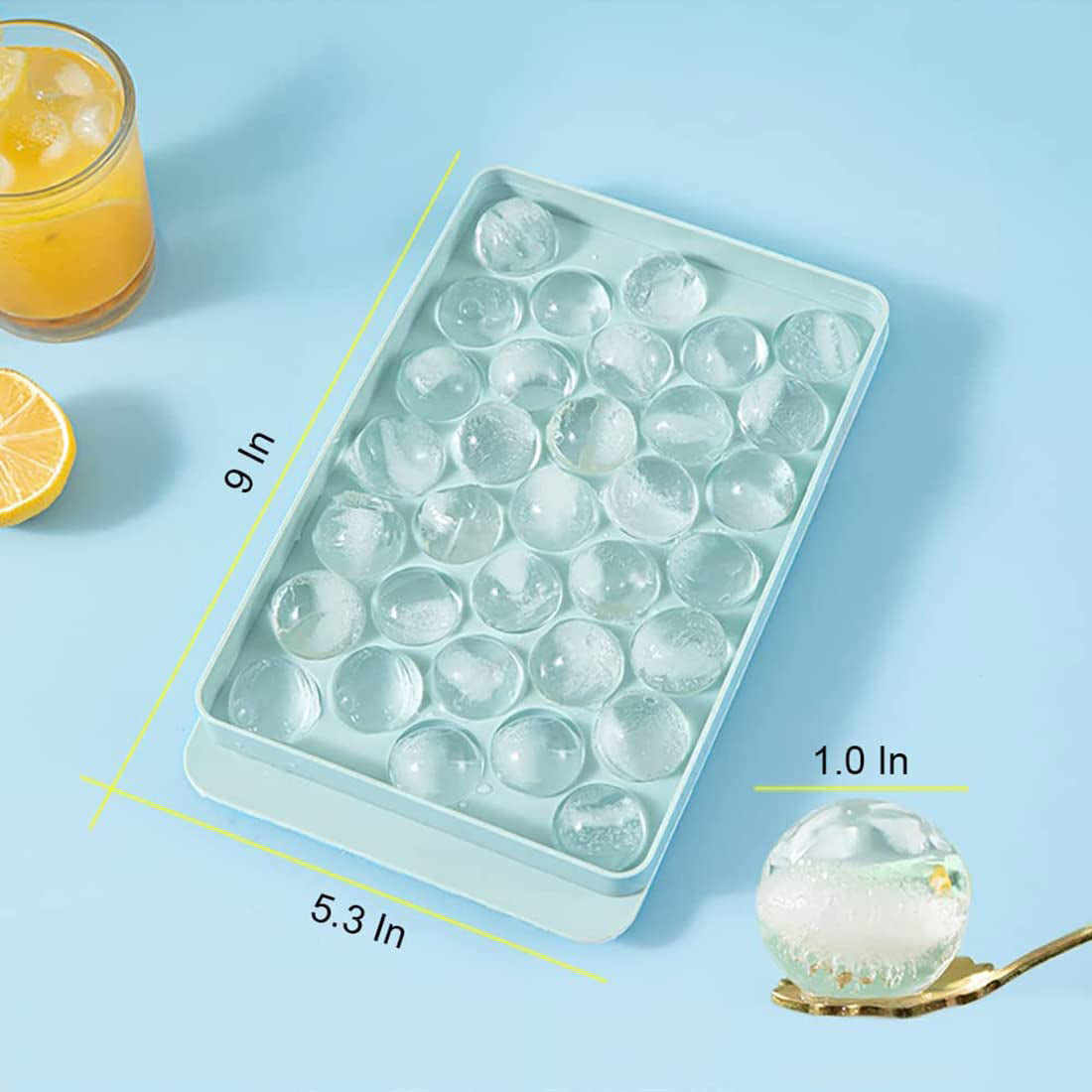 Lid & Bin Ice Ball Maker Mold for Freezer Cheap New Styles