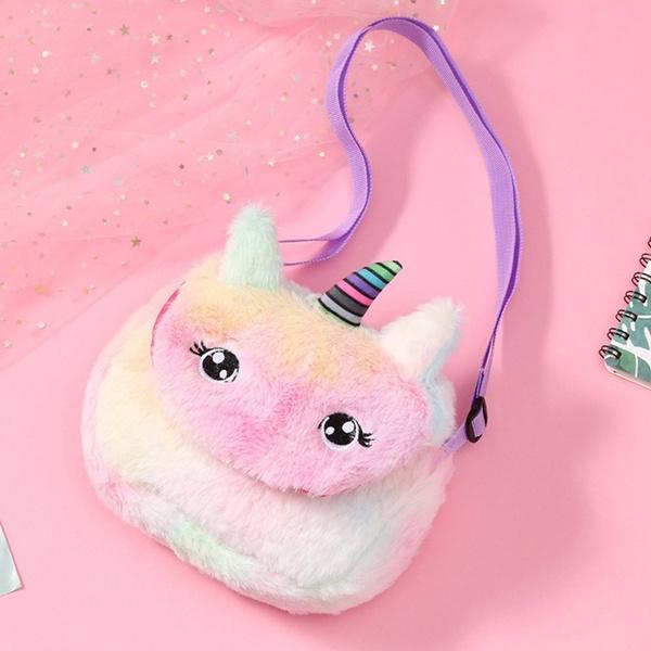 Rainbow Unicorn Plush Shoulder Bag Amazing Pice