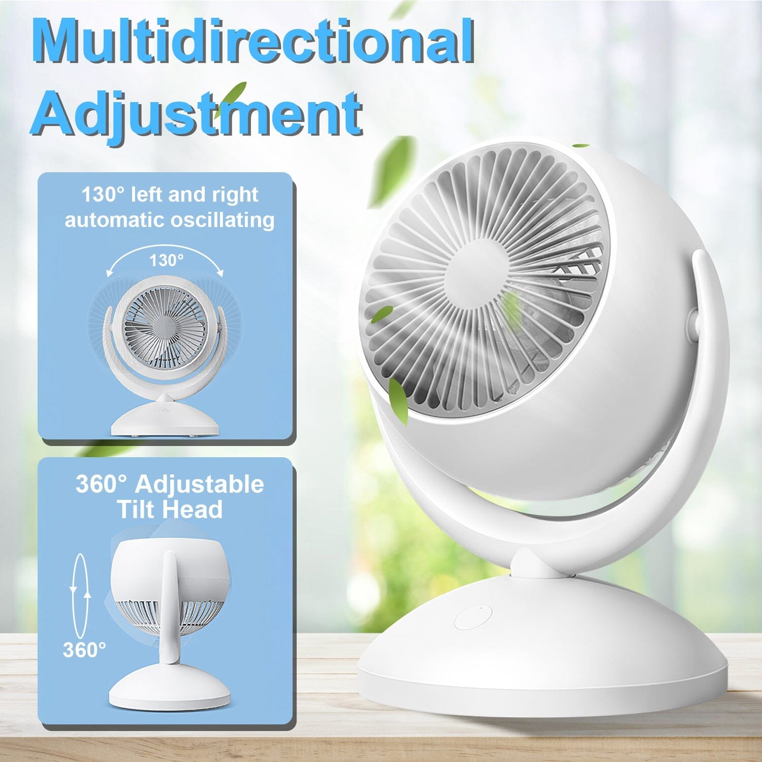 Desk Air Circulator Fan 4 Speed Adjustment Discount Explore