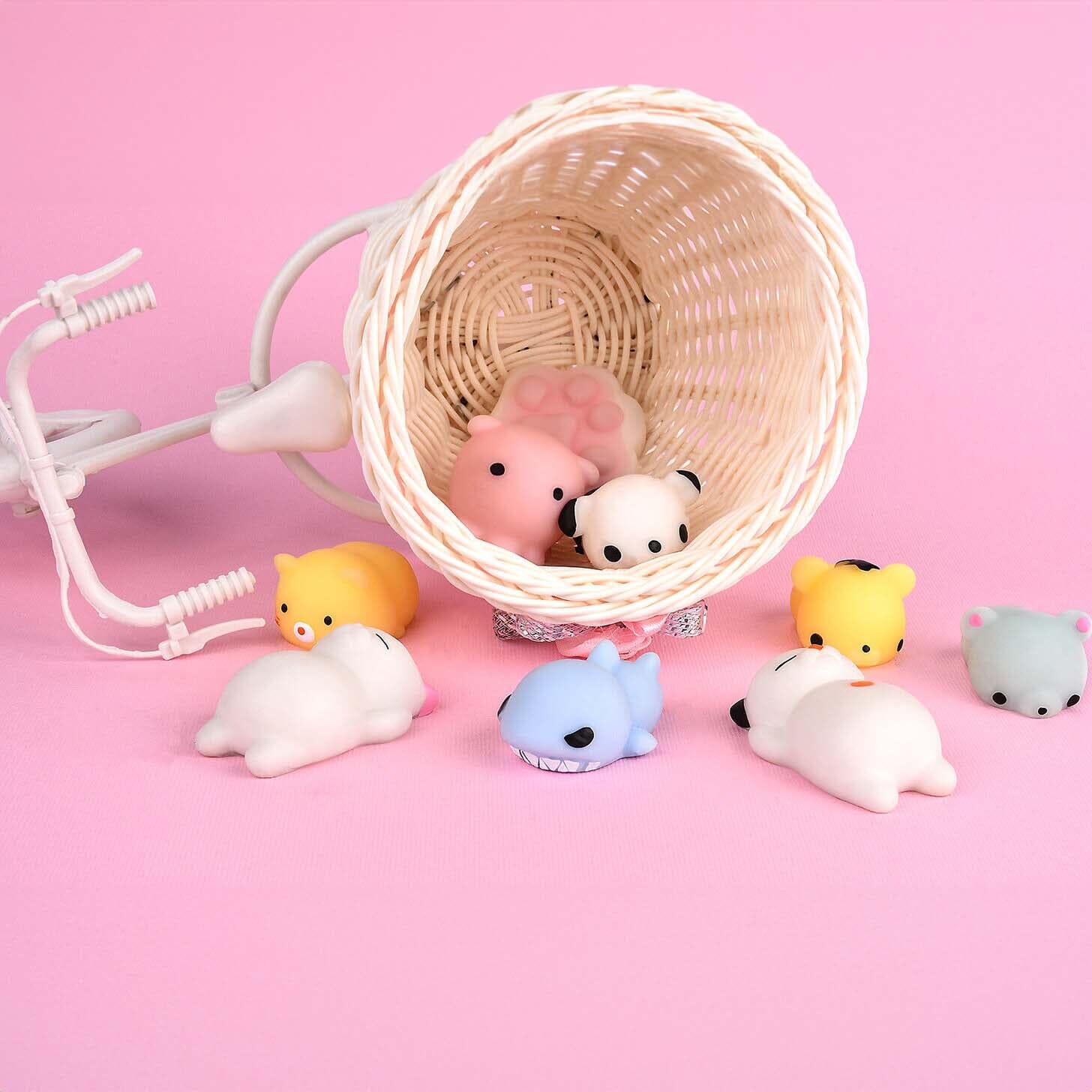 20-Pieces: Cute Animal Kawaii Stress & Anxiety Relief Squishy Toys Outlet Locations Cheap Online