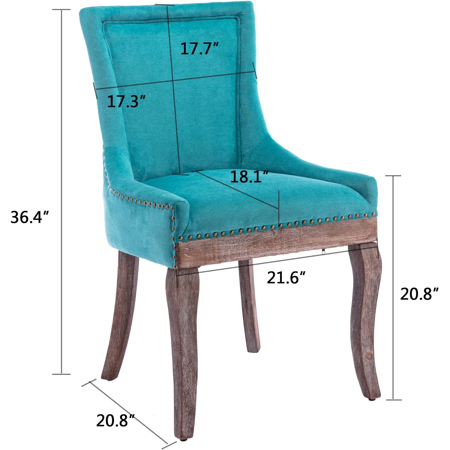 2-Pack: Fabric Upholstered Side Chairs Set Sale Finishline