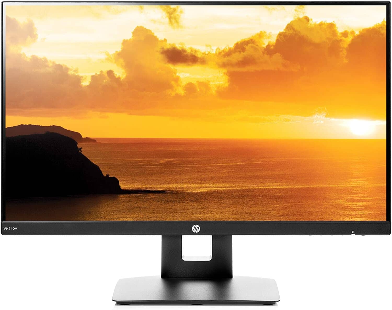 HP 23.8” VH240a IPS FHD LED Monitor HDMI VGA Speakers (Refurbished) Clearance Pre Order