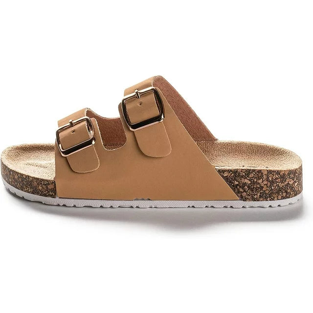 Pupeez Girls Comfort Sandals Double Buckle Adjustable Slip Sale Best Seller
