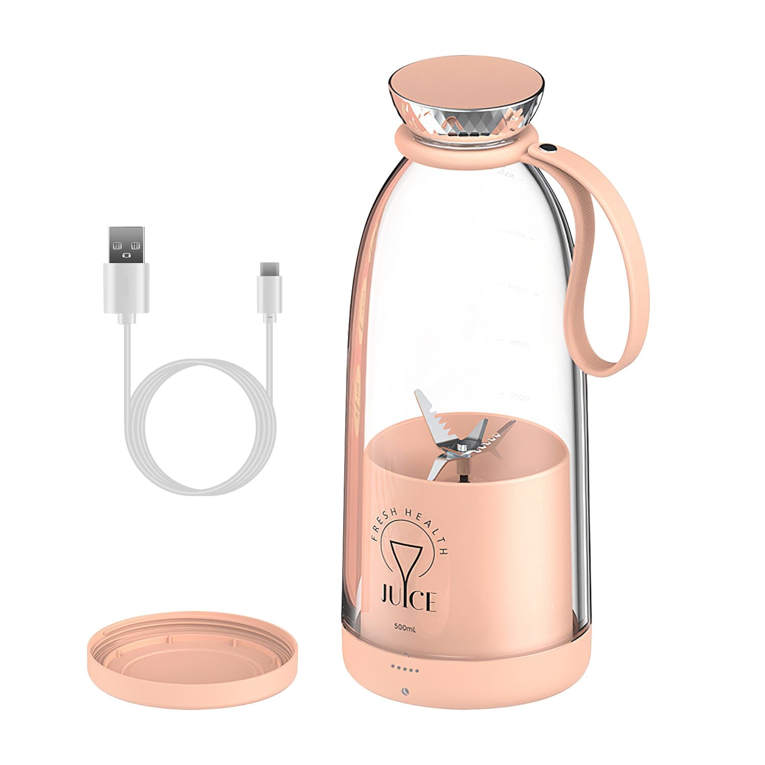 2-in-1 Portable Fruit Blender Rechargeable Cheap Lowest Pice